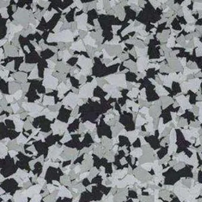 Domino epoxy flake blend swatch