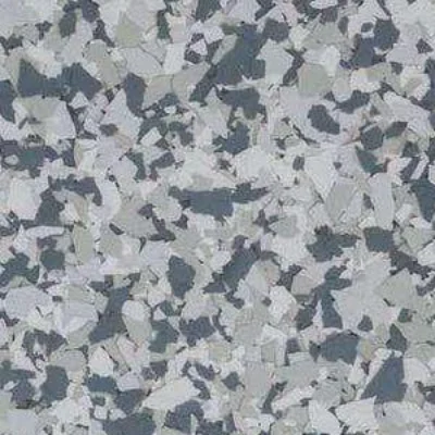 Gravel epoxy flake blend swatch